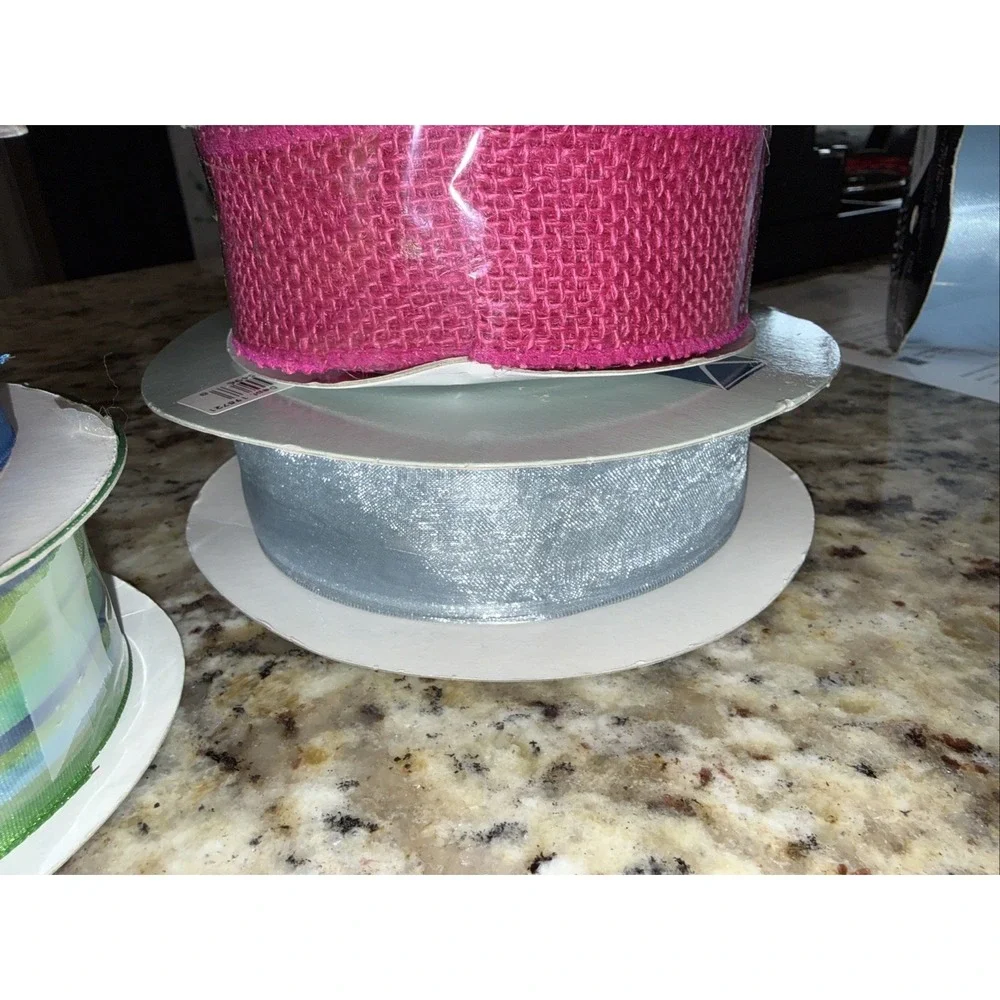 Ribbon‎ Bundle 27+ Rolls, Mesh New Crafting, Wreath Making Gifts  Variety 5536